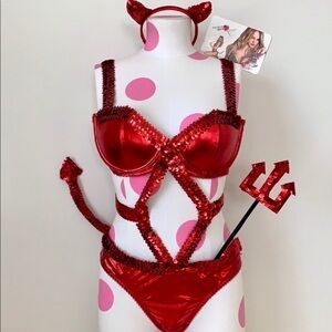 Victoria’s Secret Sexy Little Devil Costume Set